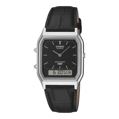 Casio Leather Strap Duo Watch_0